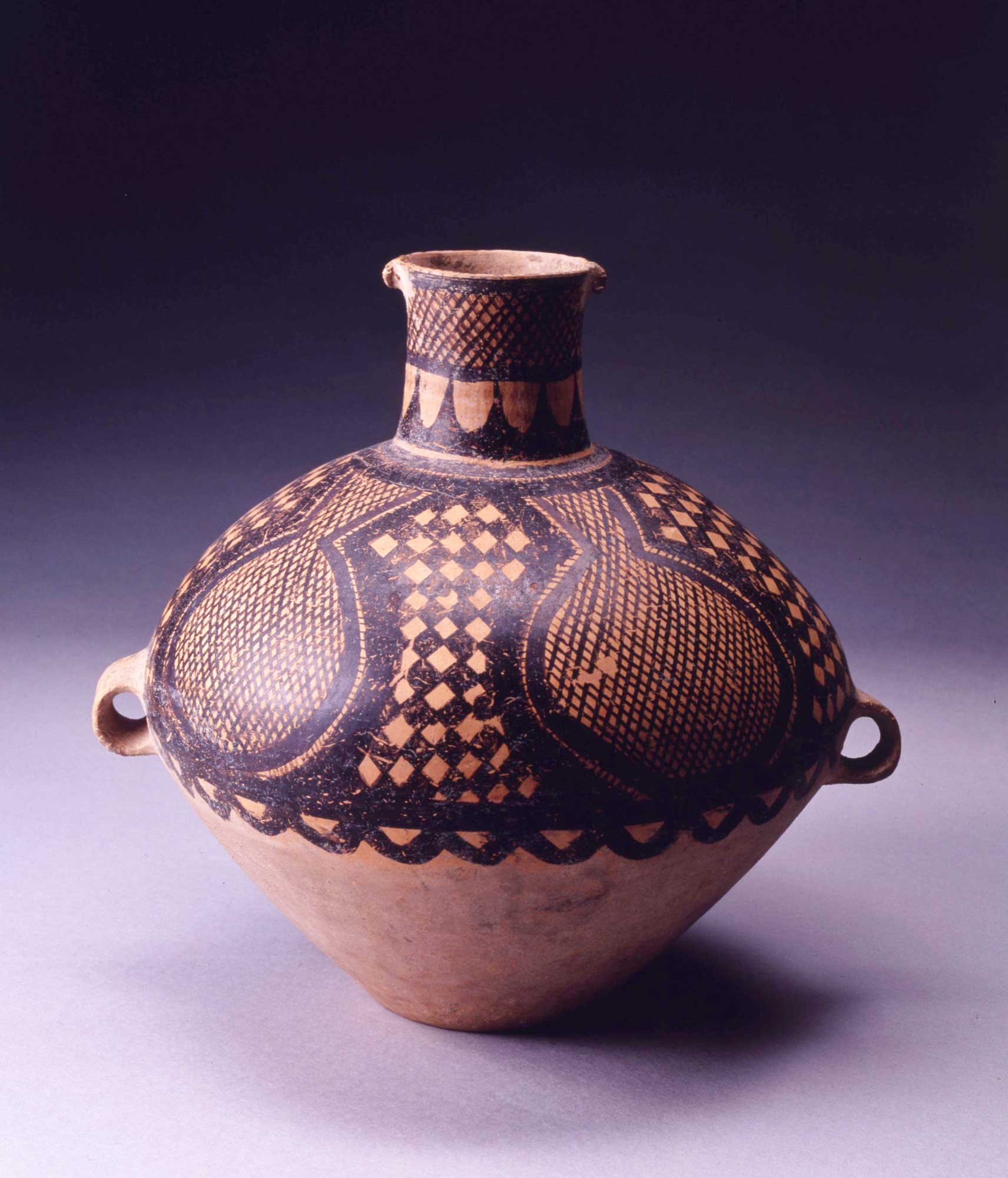 アンダーソン 土器 紅陶双耳器 & 碗 NZ 彩陶双耳壺 文化遺産オンライン