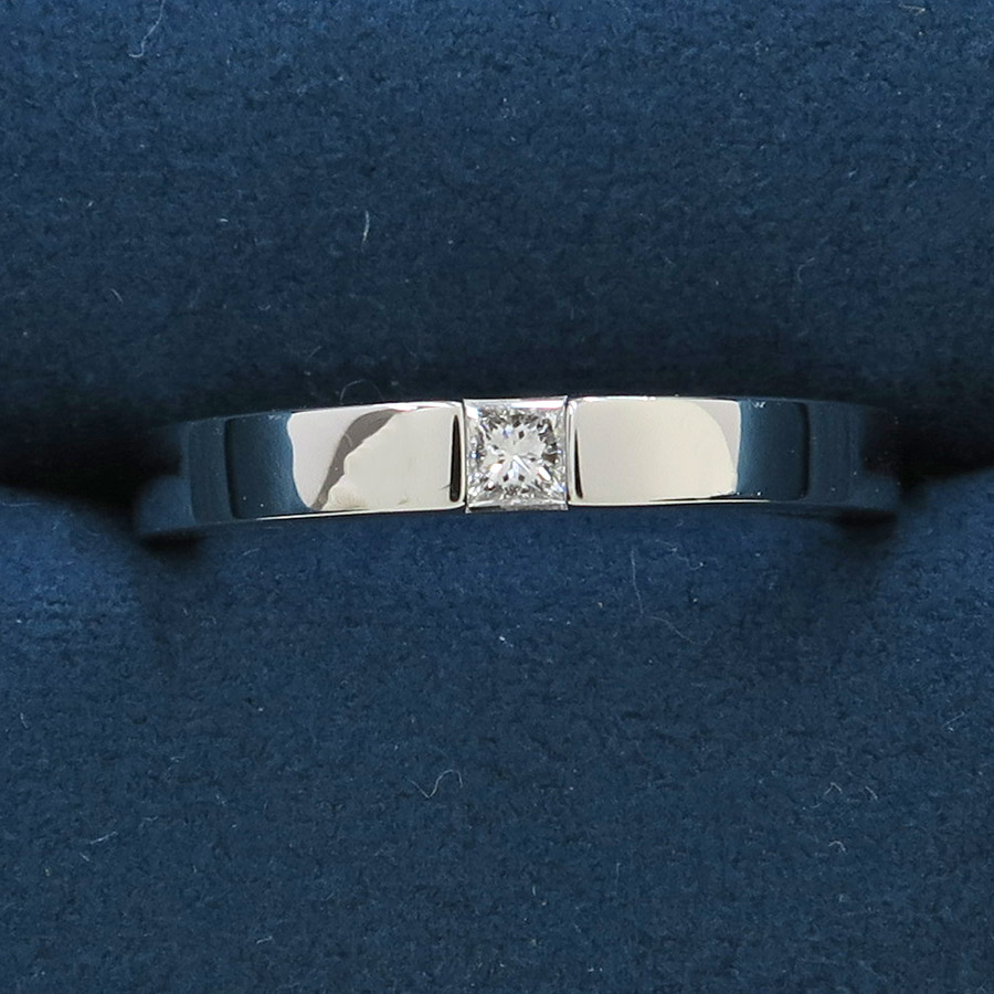 プリンセスカットマリッジリング/1Pダイヤ/質屋 さのや ブランド 通販