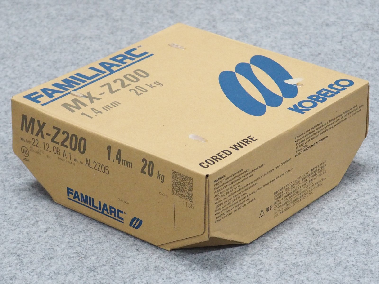 すみ肉用フラックス入りワイヤ MX-Z200 1.4mm-20kg 神戸製鋼所 - 溶接