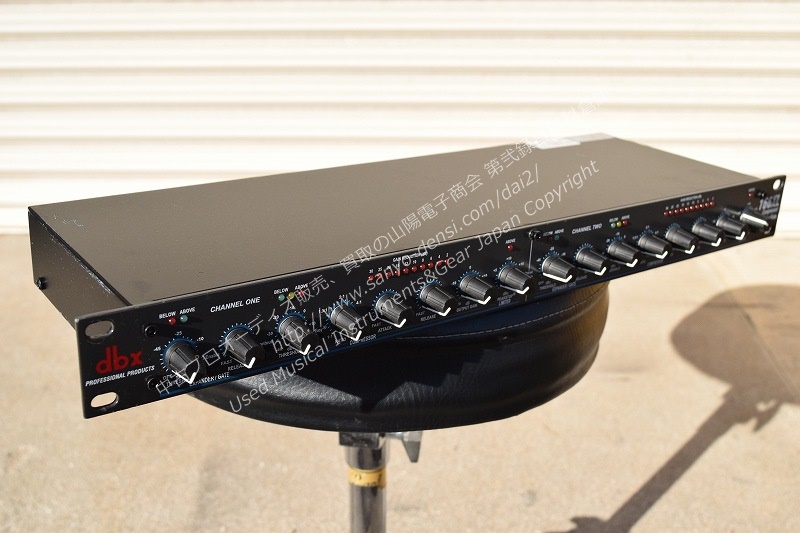 中古音響機材】 dbx 166XL 2ch コンプレッサー リミッター 全国通信販売