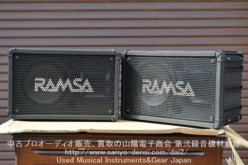 DECO◇RAMSA／スピーカー／2台セット／WS-A80／ブラック RAMSA 2ウェイ