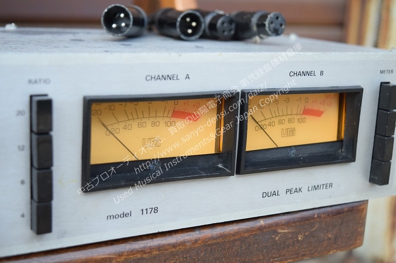 中古音響機材 Urei 1178 コンプ/リミッター 山陽電子商会 第弐録音機材倉庫