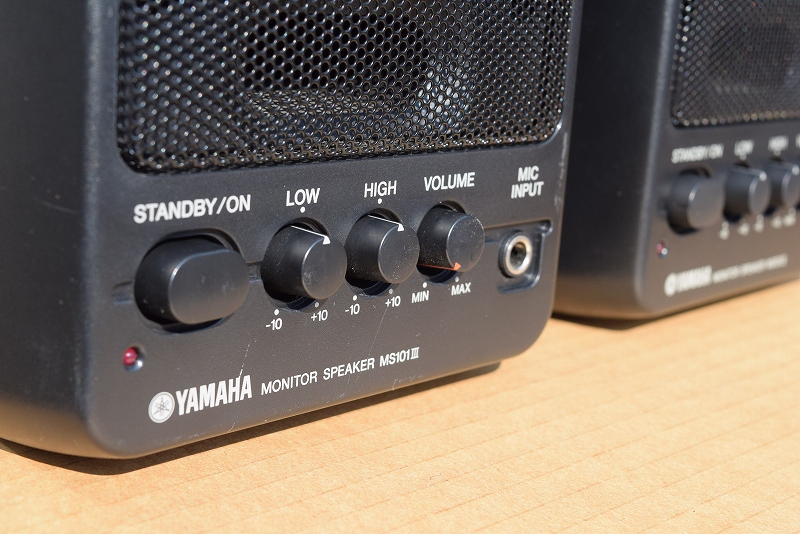 YAMAHA スピーカー MS101 III ×2＆クランプ BAS-10 +他 MS101III