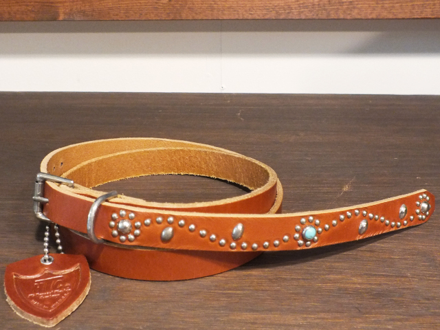 送料無料】通販 札幌 HTC BELT END ONLY #SN-33 TURQUOISE 0.75 FLOWER