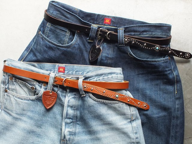 送料無料】通販 札幌 HTC BELT END ONLY #SN-33 TURQUOISE 0.75 FLOWER