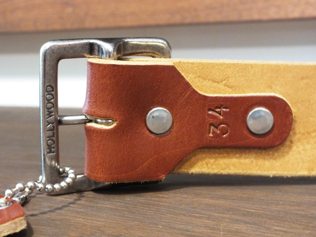 送料無料】通販 札幌 HTC BELT END ONLY #STARBURST TURQUOISE レザー