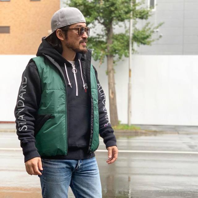 通販 アメカジ 札幌 スタンダードカリフォルニア 中綿ベスト STANDARD