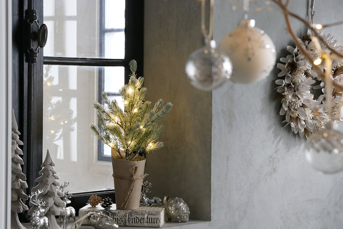 Lene Bjerre LEDパインツリー44cm ｜ 北欧雑貨 サラグレース