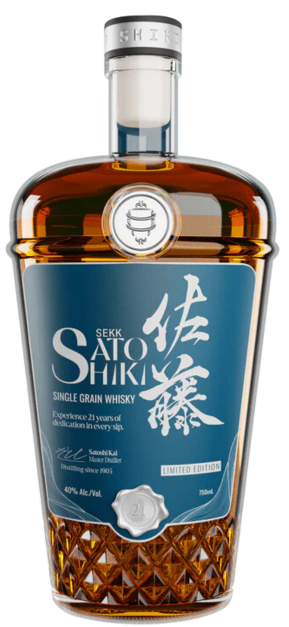 Sekk Sato Shiki Whisky Single Grain 21 Year 750ml - Buy online at