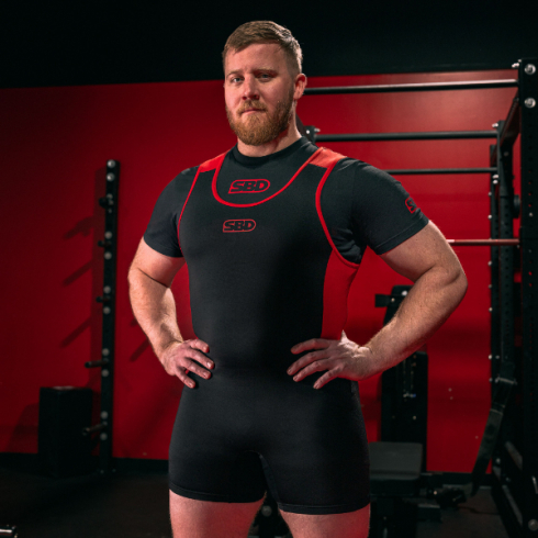 SBDのパワーリフティングシングレットは大変集中力を高めやすい