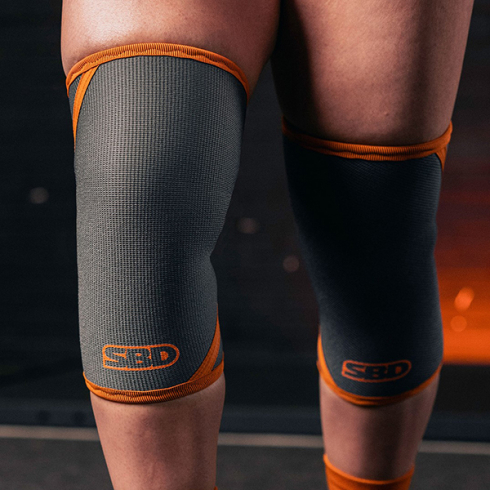 SBD ニースリーブMサイズ グレー/オレンジ SBD ニースリーブMサイズ