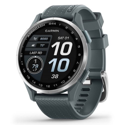 Garmin Approach S44 43mm AMOLED GPS Golf Smartwatch - Scuba