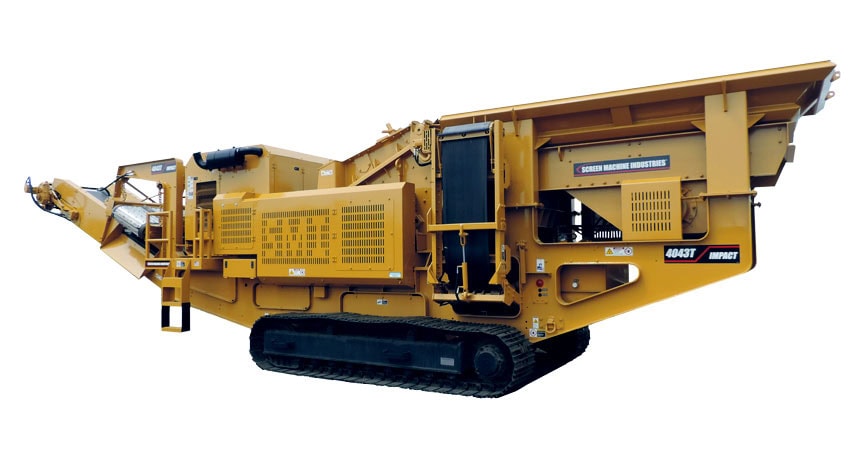 4043T Impact Crusher - Portable Concrete & Rock Crusher by Screen