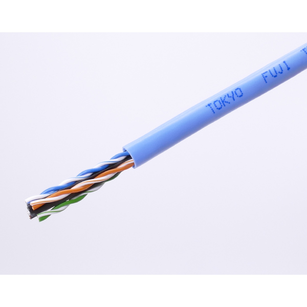 EM-TPCC6 0.5mm X 4P 薄青 300m巻: 通信ケーブル - 蛙屋