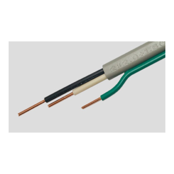 VVF(G) 2C X 2.0mm+1.6mm 灰 100m巻: 電線・ケーブル - 蛙屋