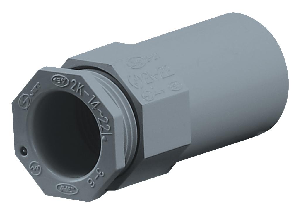 2K70GHW 2号コネクタ（70）（グレー）: 電設用資材 - 蛙屋