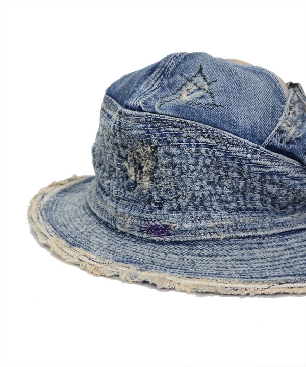 KAPITAL キャピタル 11.5オンスデニム老人と海HAT(クラッシュリメイク
