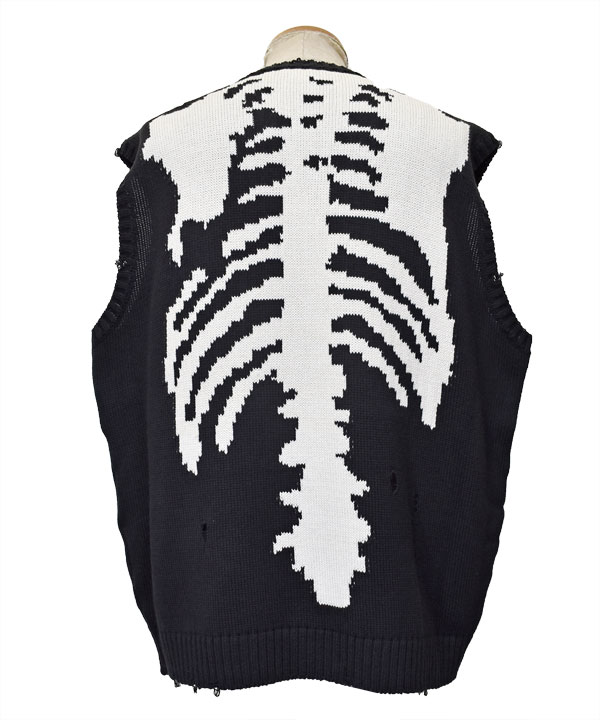 KAPITAL キャピタル 5G綿ニット BONEベスト - SE7EN