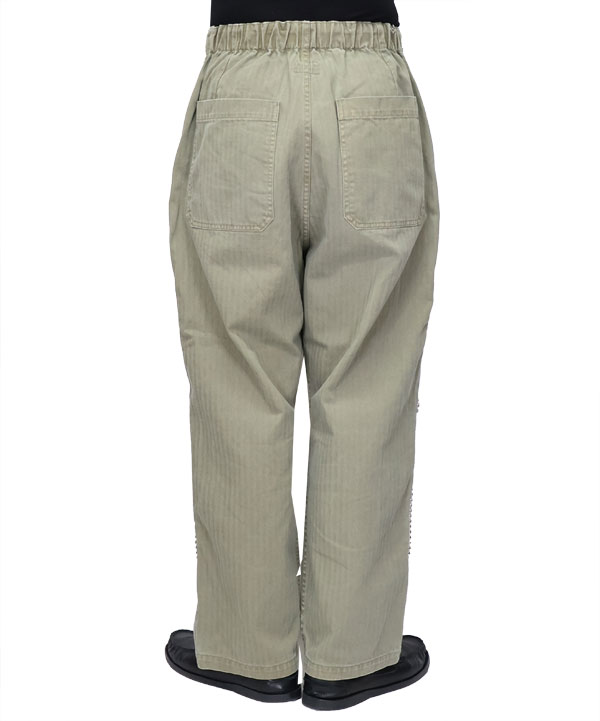 KAPITAL キャピタル 硫化ヘリンボーン イージーベイカーパンツ