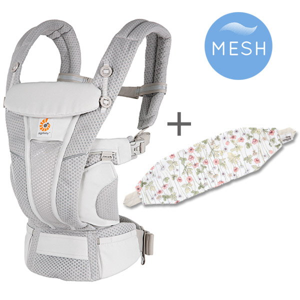ErgoBabyCarrier オムニ ブリーズ パールグレー 専用カバー付き3点
