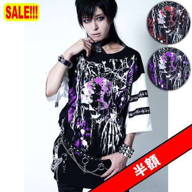 半額大セール！！】FILTH ZIP DETAIL デザイン カットソー ｜SEX POT