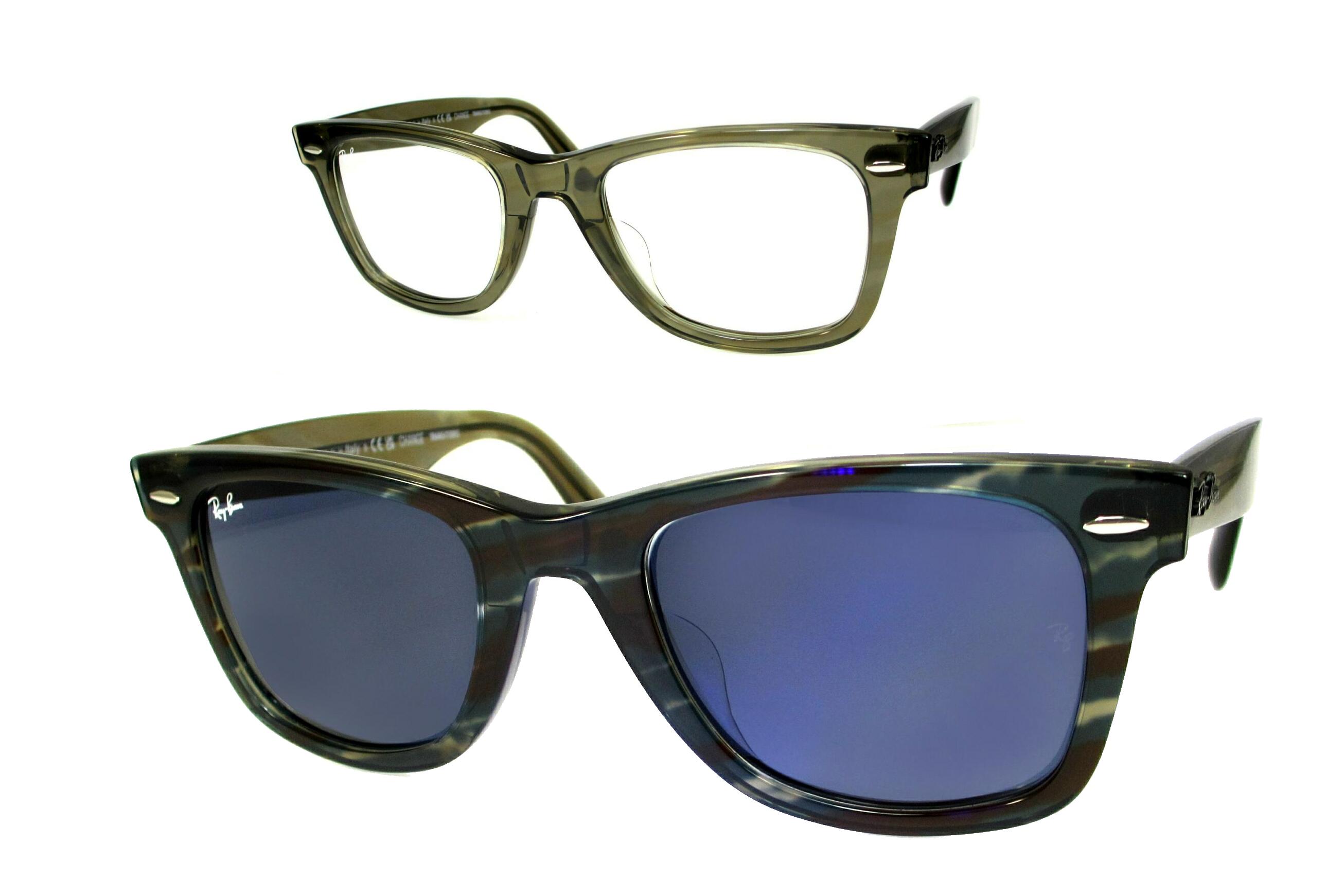 清光堂レイバン ウェイファーラー RB2140F 1387/GG 調光レンズフレーム