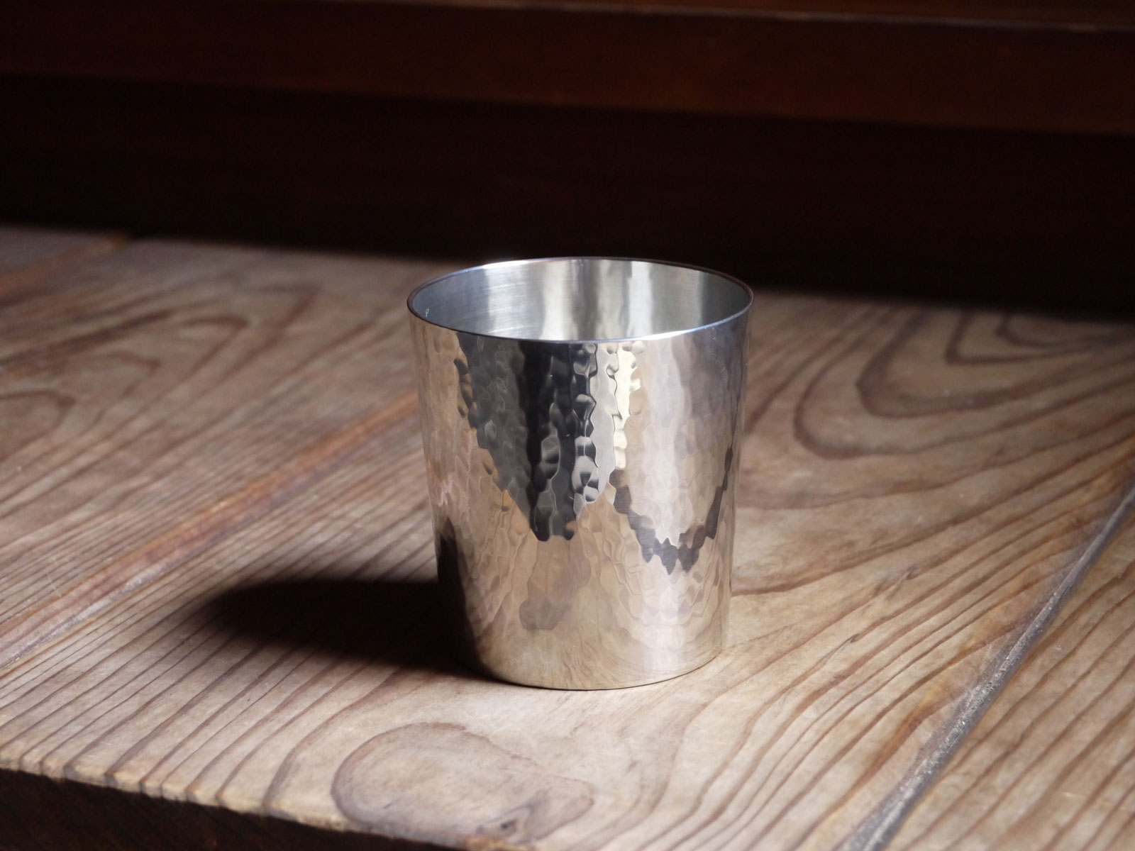 錫 鎚目タンブラー / Some tumblers for drinks on the rocks | 清課堂