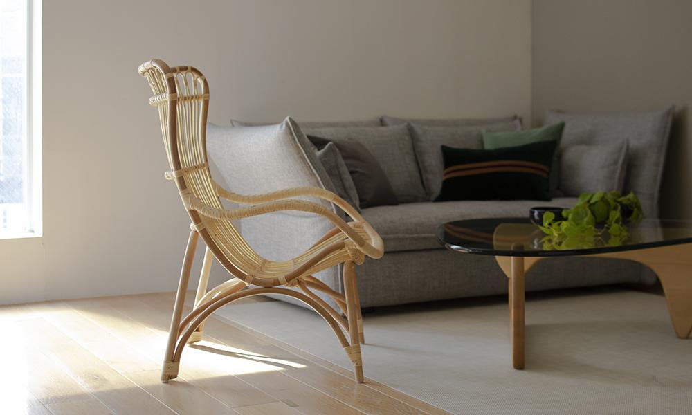 ラタン ラウンジチェア / モネSika・Design（シカ・デザイン） | 公式