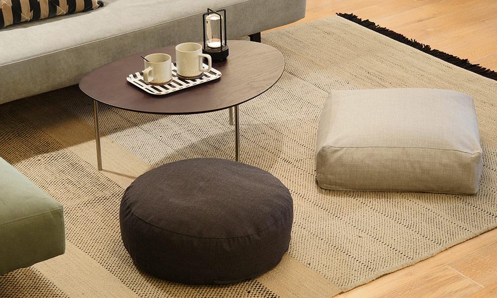 ソモウ クッションチェア ビーズクッション / ラウンド50cmFIBER ART