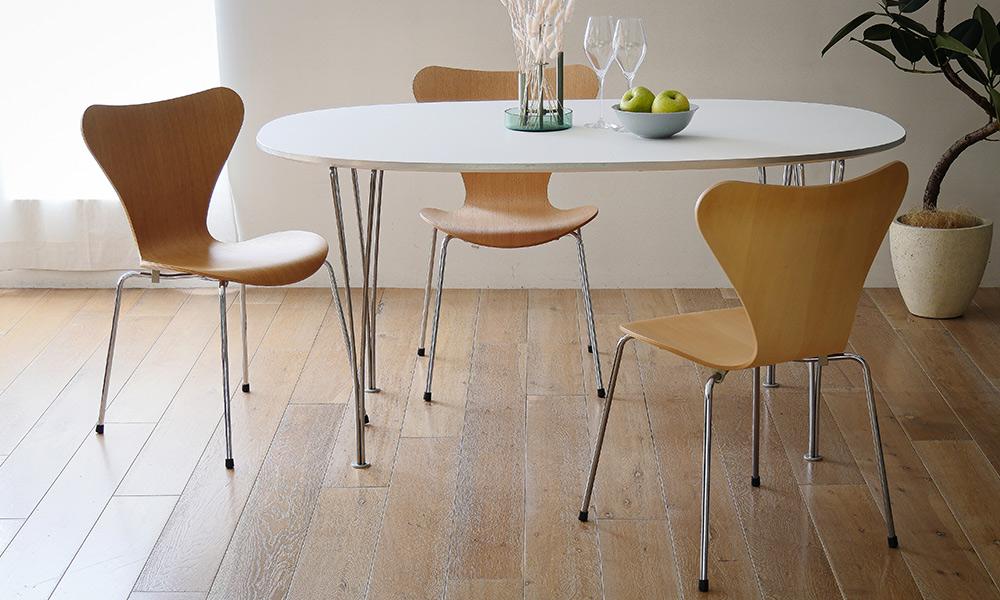 スーパー楕円テーブル B612 W150×D100cm / ウォルナットFRITZ HANSEN