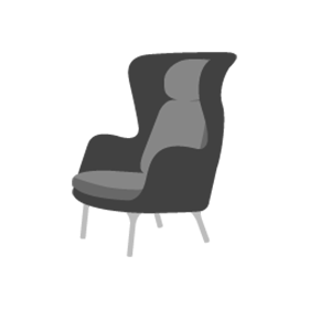 アリンコチェア3101 / カラードアッシュ ナイングレー / クローム脚