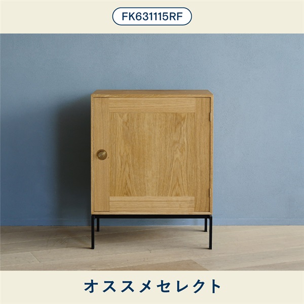 オススメセレクト】キャビネット FK631115F 左扉＋シェルフ×1 / 奥行