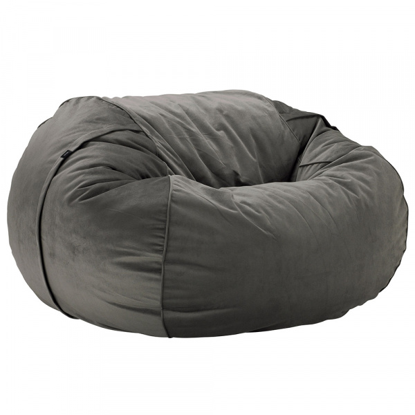 フェットサックL / ベルベット ダークグレーvetsak（フェットサック