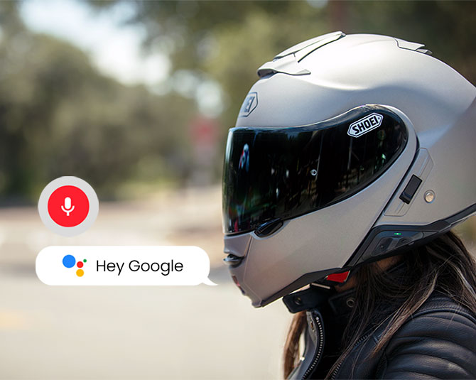 SRL Mesh - SENA Custom Communication System for SHOEI Helmets