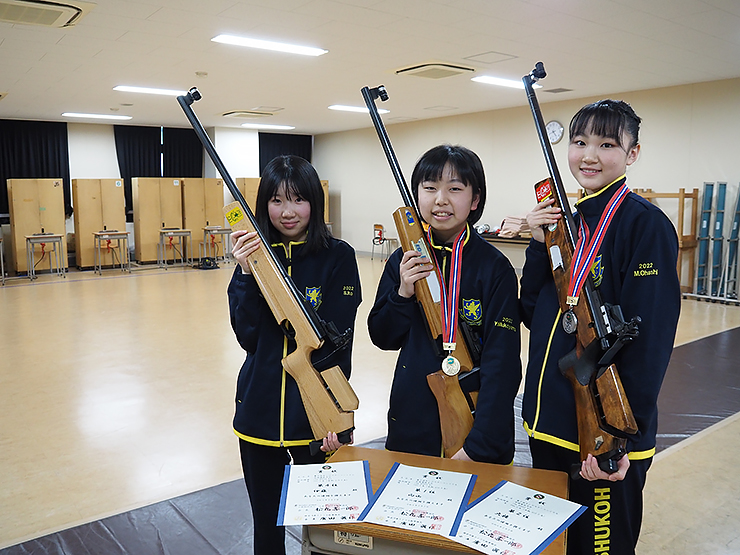 秀光中ライフル射撃部が「第5回 ヤングスターファイナル全国選抜大会