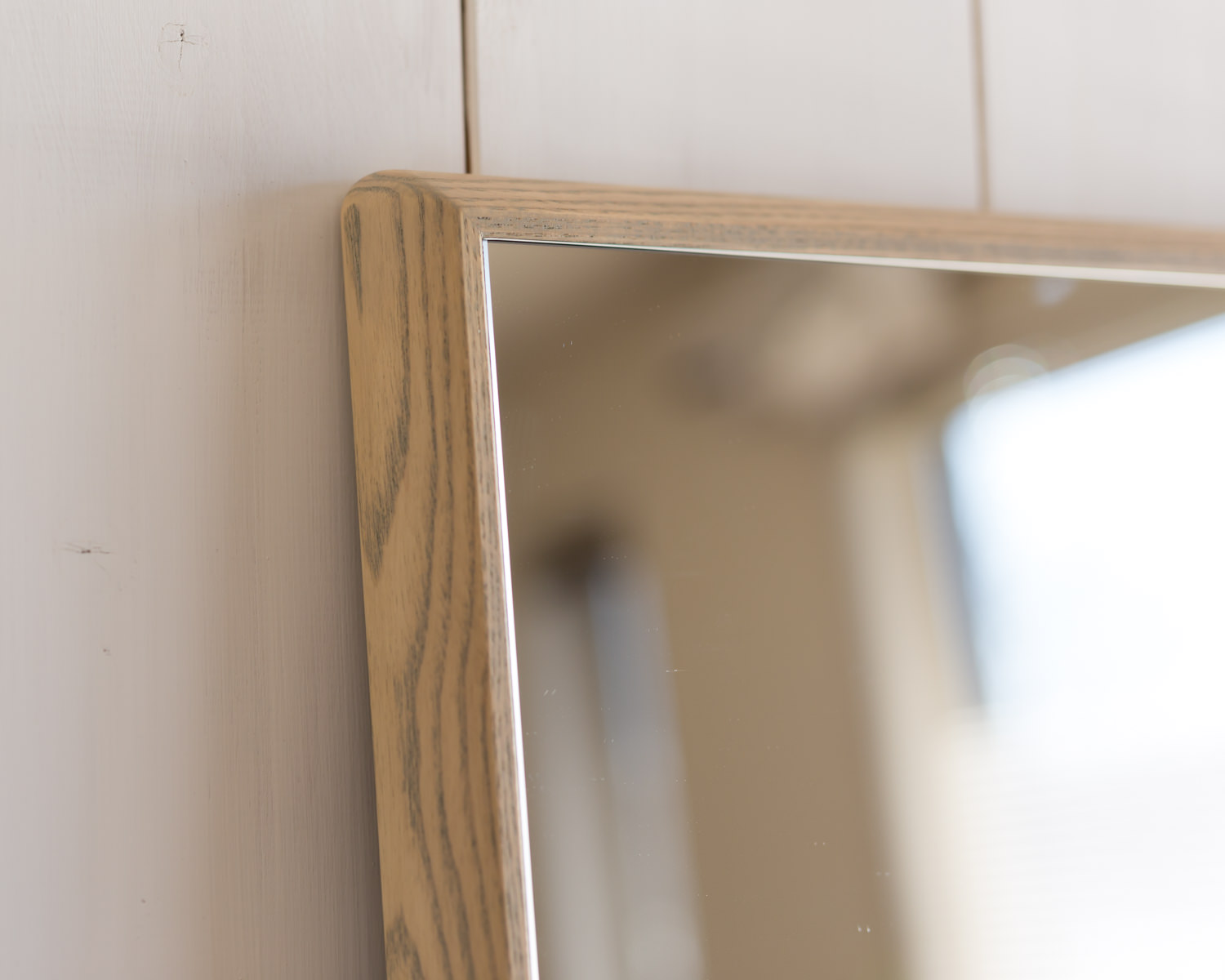 ステラ ウォールミラー ホワイトアッシュ W49×74 壁掛け 全身 鏡