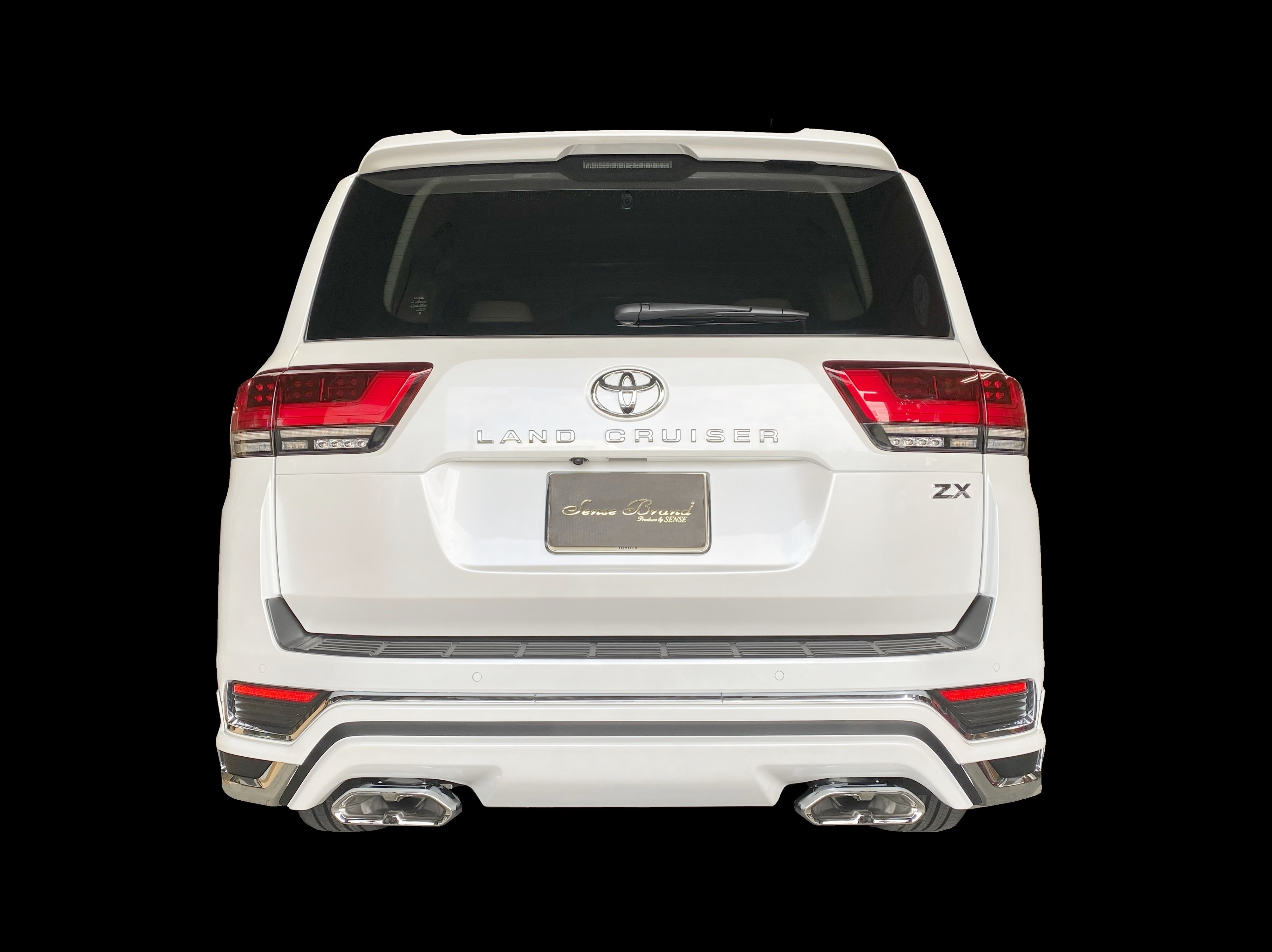 300系ランドクルーザー/モデリスタ マフラーカッター左右出しKIT