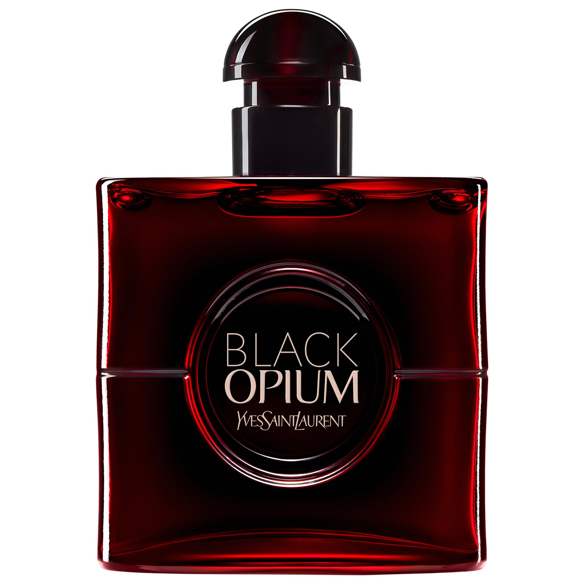 Black Opium Eau de Parfum Over Red with Cherry & Coffee - Yves