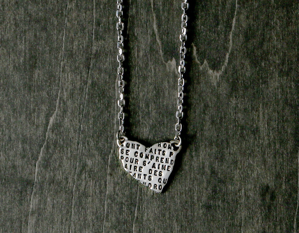 Les hommes 愛の詩集｜NECKLACE｜SERGE THORAVAL-セルジュ