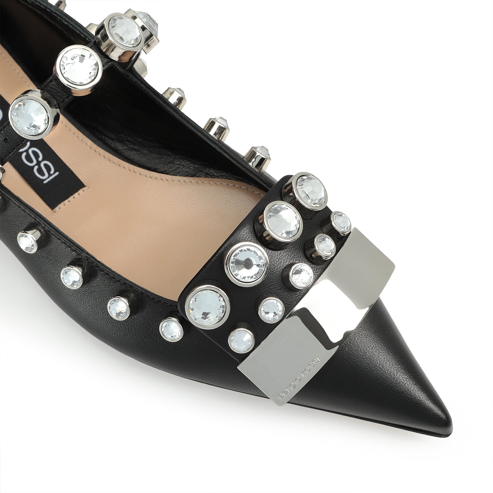 sr1 - バレリーナフラット Black | Sergio Rossi