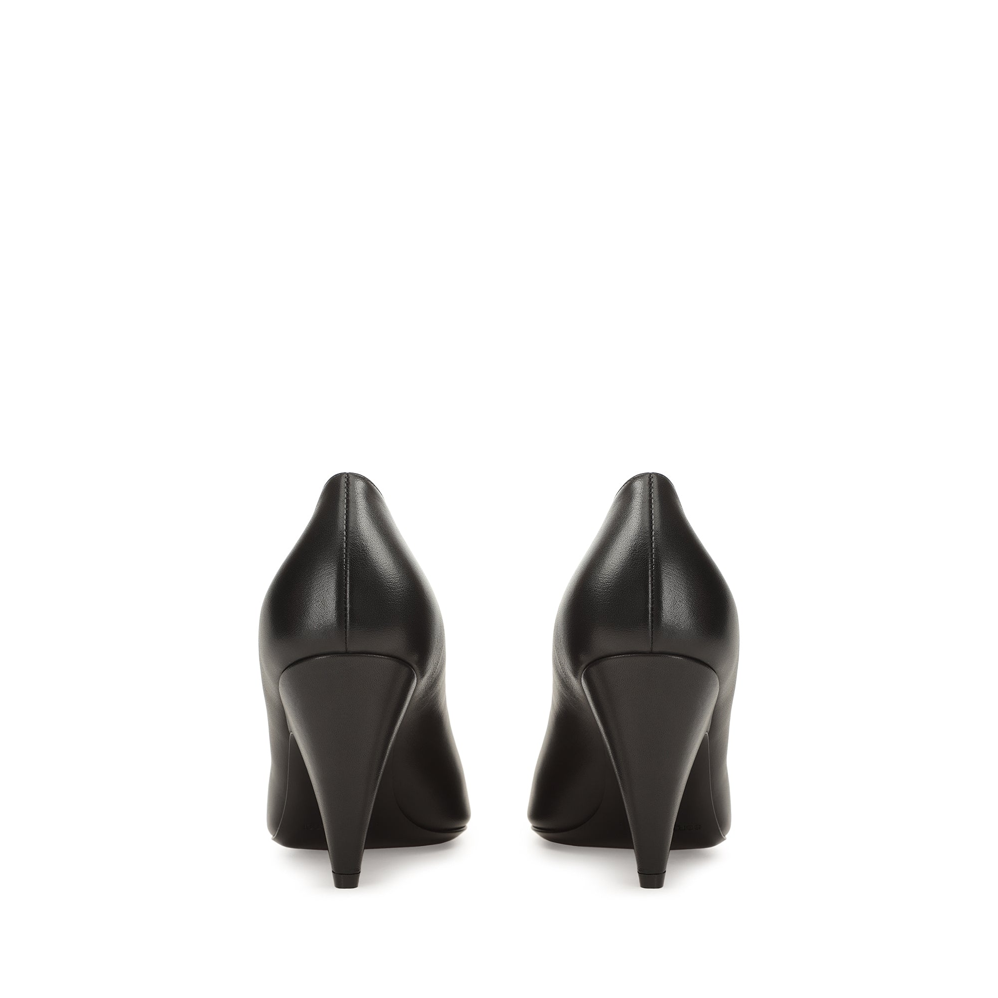 Beak Peep Toe Pump - Black | Sergio Rossi