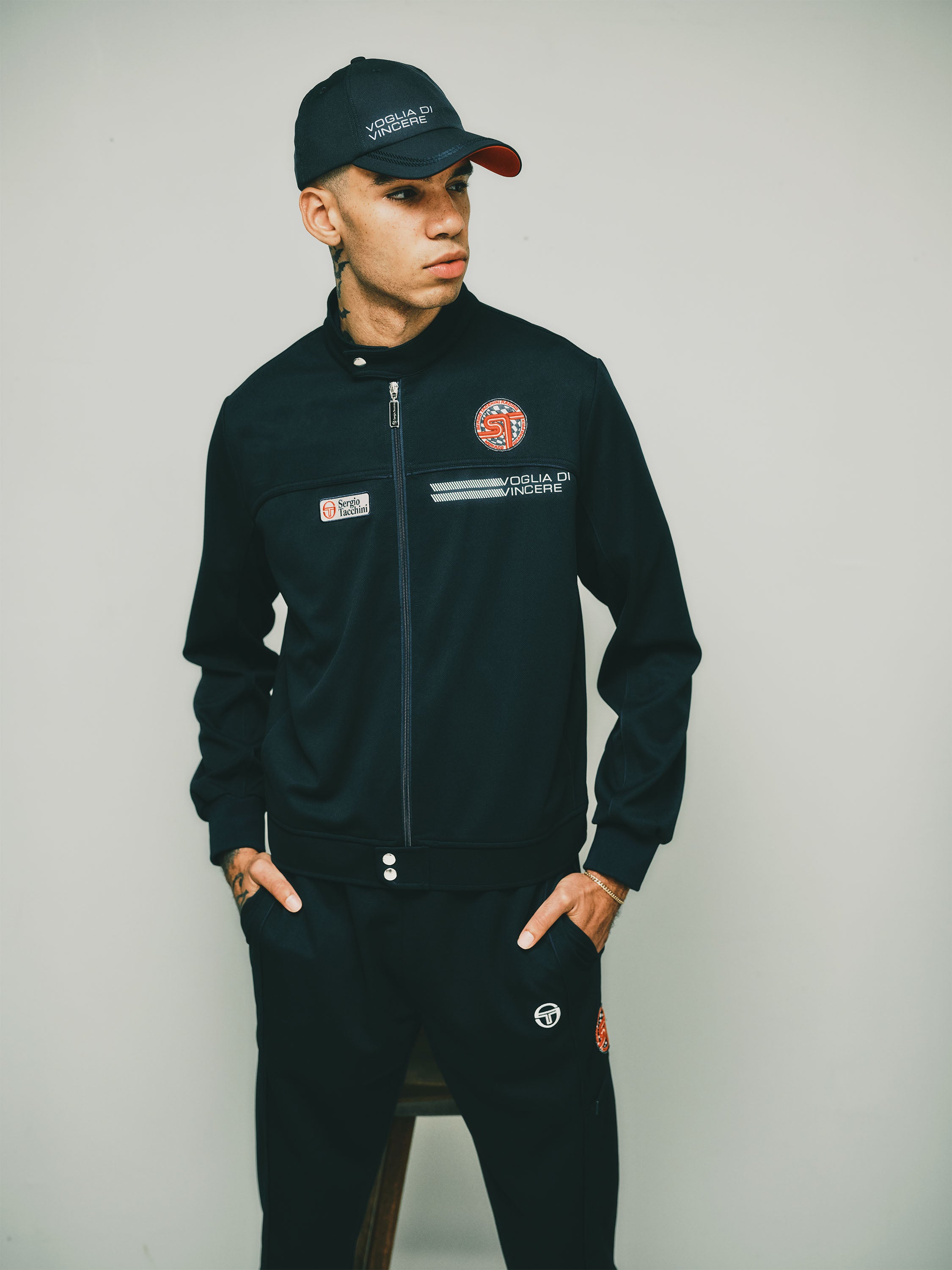 Macchina Track Jacket- Maritime Blue – Sergio Tacchini