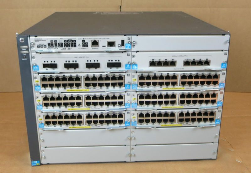 HP Aruba J9851a 5412R Zl2 Switch Chassis
