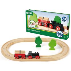 公式通販】 BRIO ブリオ 小さな森の基本レールセット 全18ピース 電車