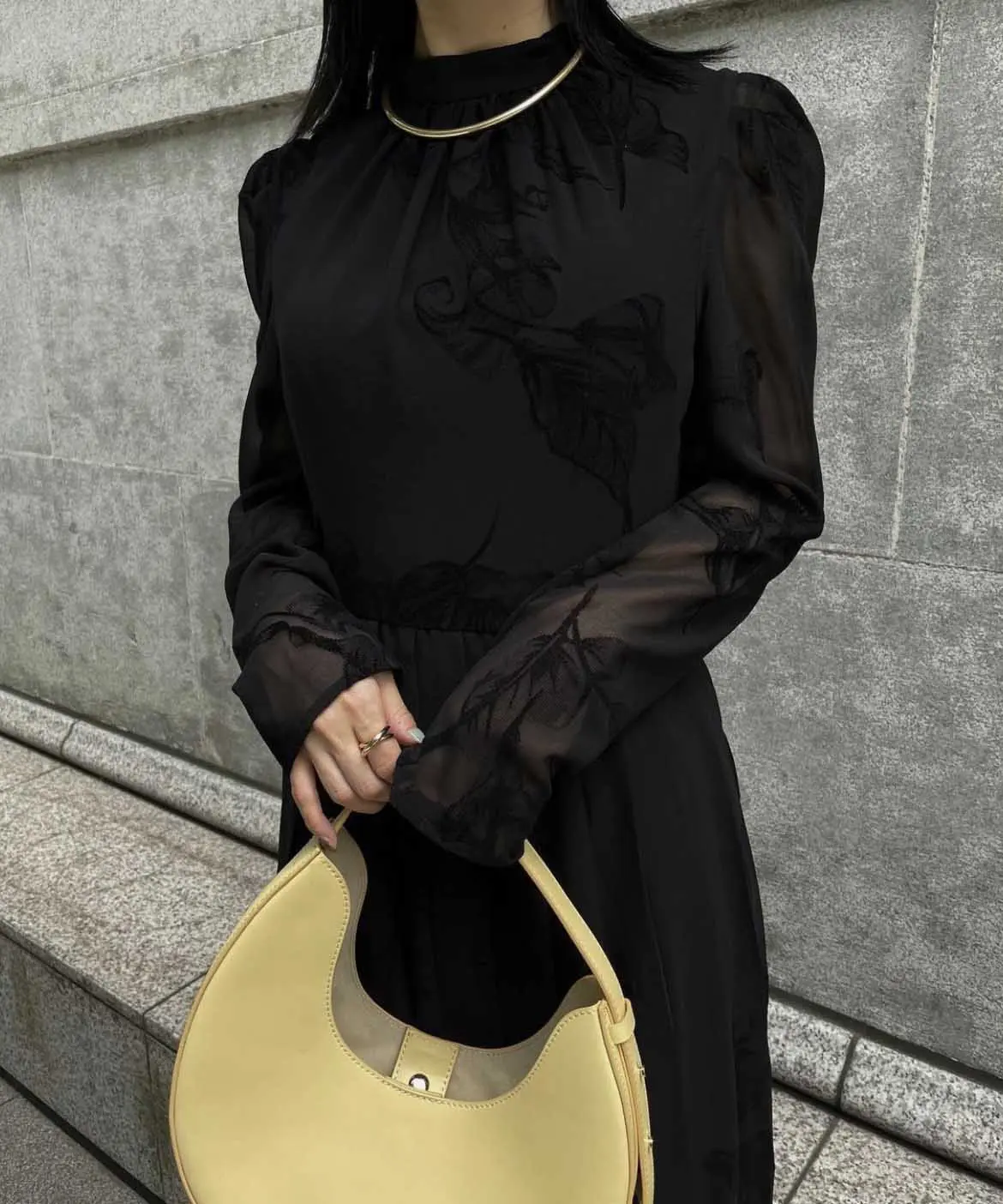 Mサイズ】UND CALLA FLOCKY DRESS Ameri VINTAGE（アメリヴィンテージ