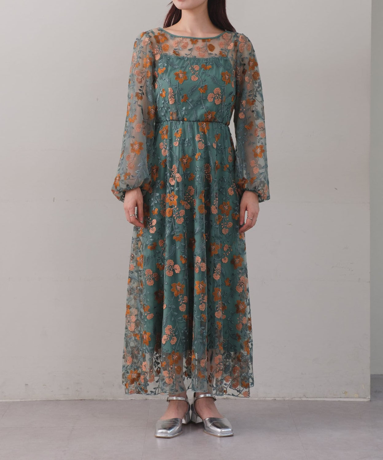 1サイズ】embroidery organdy dress Kastane（カスタネ）のレンタル