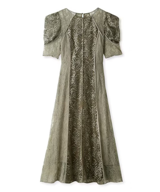 1サイズ】リーフレースパイピングドレス FRAY I.D（フレイアイディー