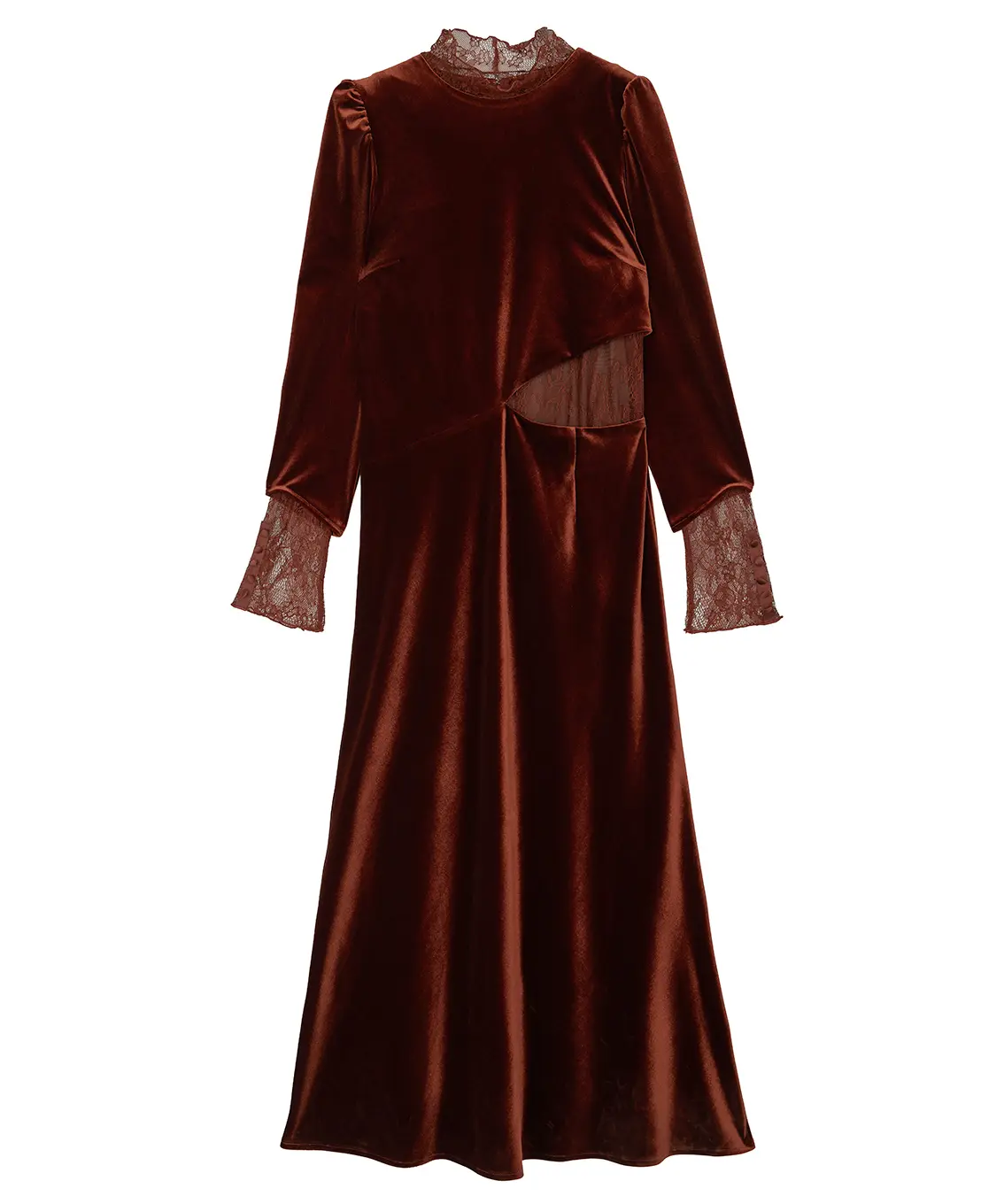 Sサイズ】UND VELOUR HOLE LACE DRESS Ameri VINTAGE（アメリ