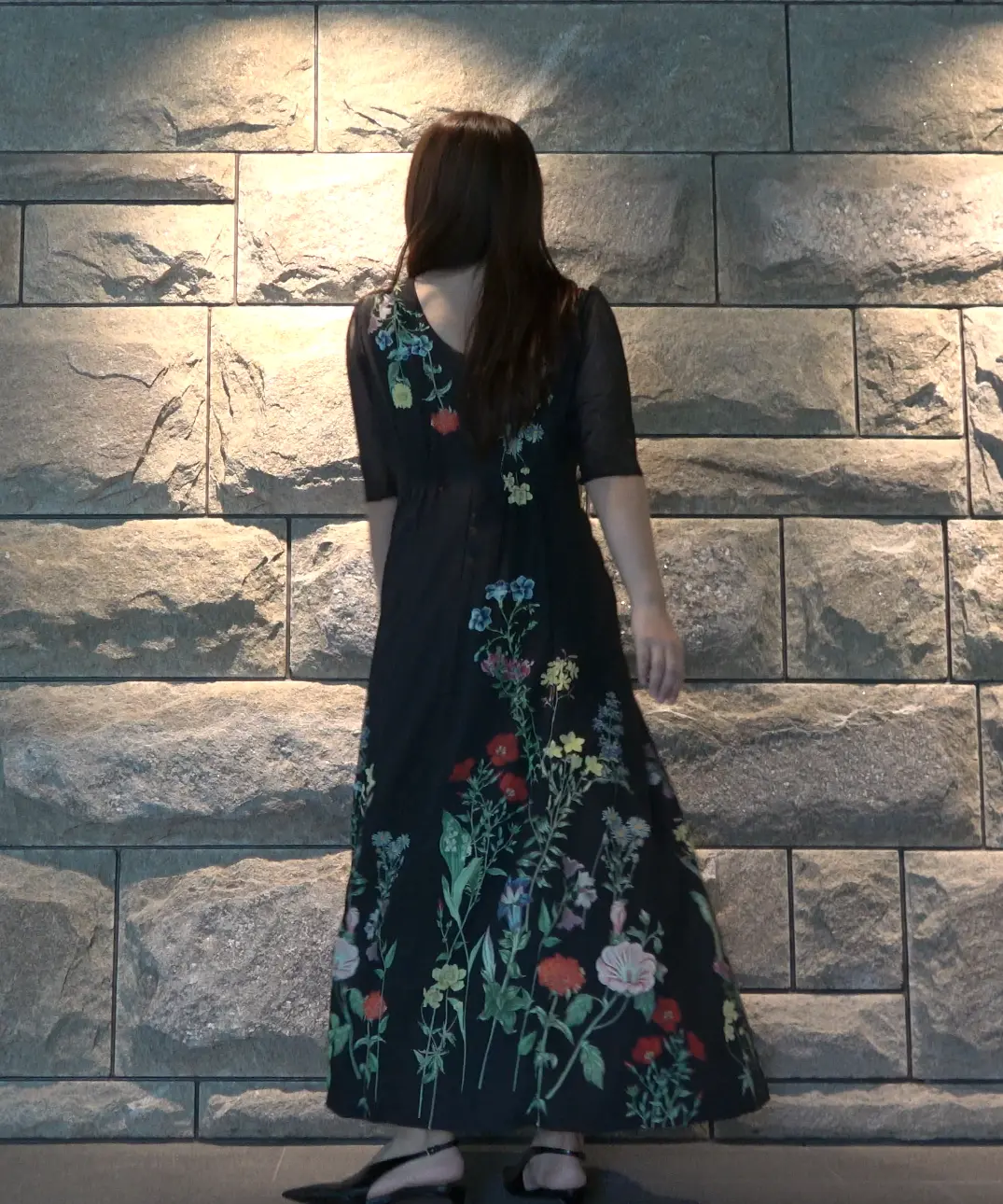 Mサイズ】ESMERALDA IN FULL BLOOM DRESS Ameri VINTAGE（アメリ
