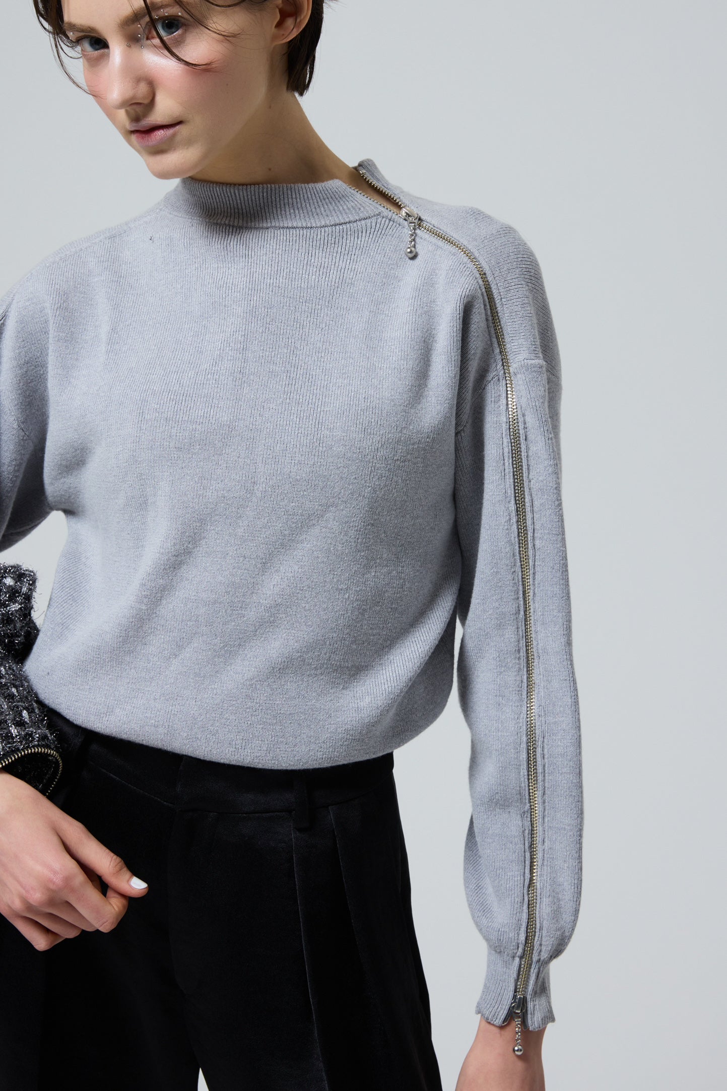 ZIPPER knit – shéller / シェリエ